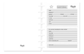 Caderno De Discos Basic Inteligente A5 - Floresça - Moreih